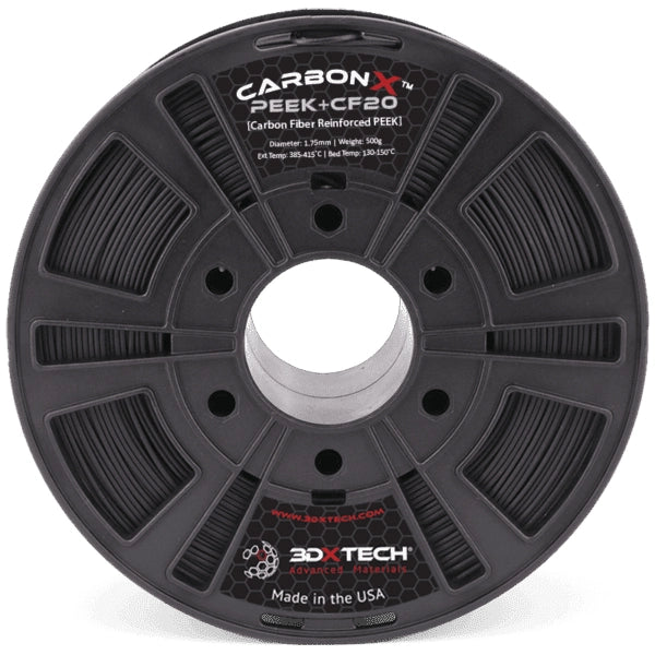 3DXTech Carbonx Peek+CF20 500g 1.75mm Filament 3ddruckboss