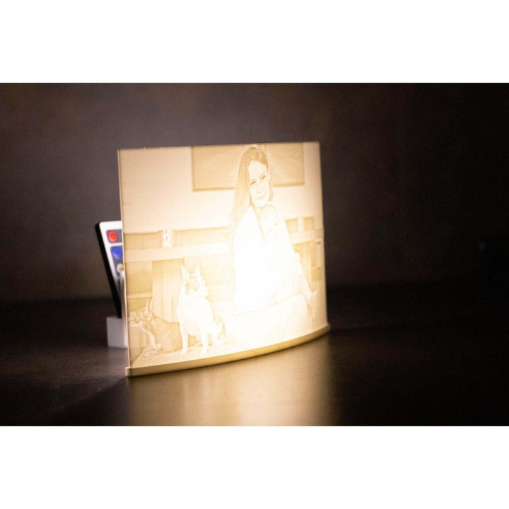 3D-Foto Lithophane inklusive Halter und Fernbedienung  3ddruckboss